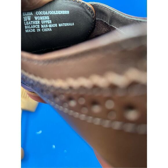 Bass Elisa Cocoa/Golden Brown Buckle Shoe size 10 - Picture 6 of 6